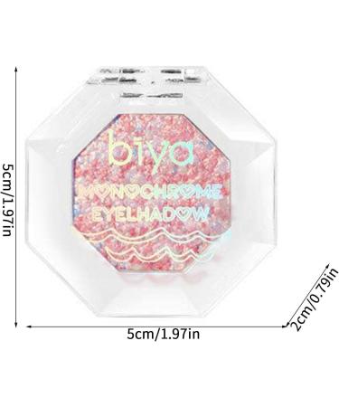 2 Monochrome Eye Shadow - Pigmented Sparkling Mono Eyeshadow Glitter Sequins | Monochrome Eye Shadow Glitter Sequins for Girls Znet-au - Buy Online on GoSupps.com