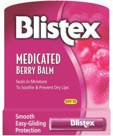 Buy Blistex Berry Medicated Lip Balm 0.15 oz - Nourishing Relief for Dry Lips | International Shipping Available - Buy Online on GoSupps.com
