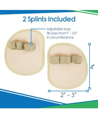 ViveSole Triple Hammer Toe Corrector for Women (Pair) - Metatarsal Support, Bunion Guard, Toe Alignment - Toe Straightener & Broken Toe Brace Wraps for Men - Buy Online on GoSupps.com