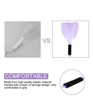 Face Spray Cover Hairspray Mask Cover Professional Reusable Transparant Hairspray Mask Makeup Face Protector Cover Barber Hair Cutting Cover for Hair Stylists Hair Salon (Purple) - Buy Online on GoSupps.com