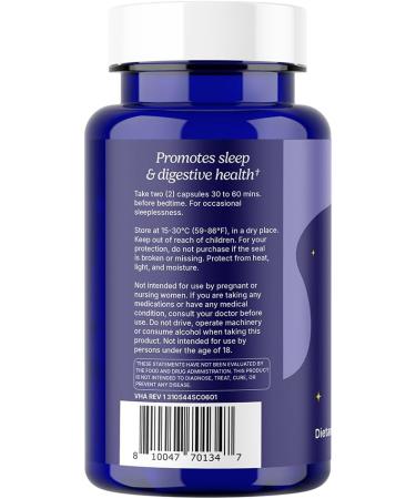 Santo Remedio Buenas Noches Sleep Support with Zylaria Melatonin & DE111 Probiotics Digestive & Nighttime Support Supplement by Dr Juan Rivera 60 Vegetarian Capsules - Buy Online on GoSupps.com