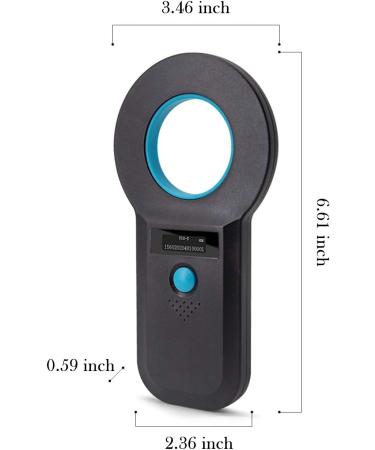 Smoostart Bluetooth Pet Microchip Scanner | Universal Dog & Cat Chip Reader ISO11784/ISO11785 FDX-B/EMID - Fast Bluetooth Connection to Mobile & PC - Buy Online on GoSupps.com