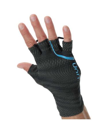UYN Unisex Adult Road Gloves Black/Pearl Grey