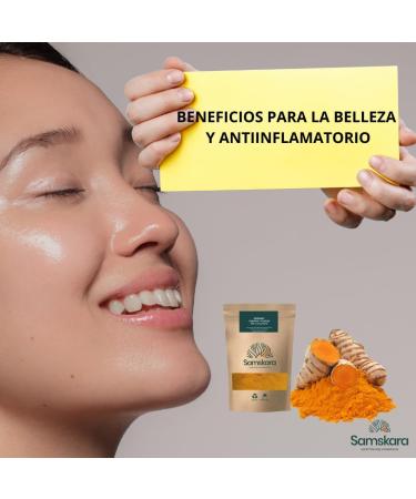 Turmeric powder Organic BIO Turmeric PowderSamskara food for thought 500 gr - Buy Online on GoSupps.com