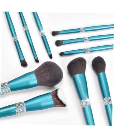 Beavorty 4 Sets Diamond Makeup Brush Women s Suits Cosmetic Eye Make up for Face Make up Brush Women Makeup Brush Powder Applicator Plastic Makeup Brush Sets Turquoise Miss - Buy Online on GoSupps.com