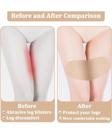 Thigh Lift Tape - Anti-Chafing Skin Patch for Inner Thighs | 10PCS Friction Prevention Adhesive | Chub Rub Relief - Buy Online on GoSupps.com