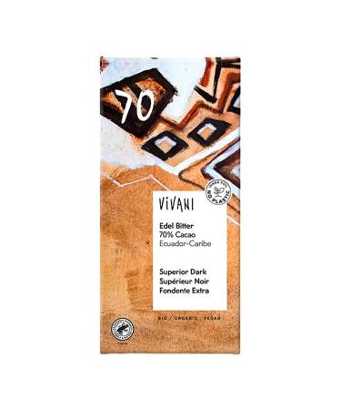 Vivani Vivani Pure Superior Chocolate 70% Ecuador 100 g 1 Pack