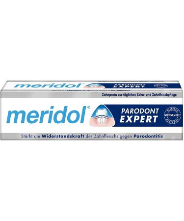 Meridol Toothpaste - Parodont Expert - Pack of 6 (6 x 75 ml)