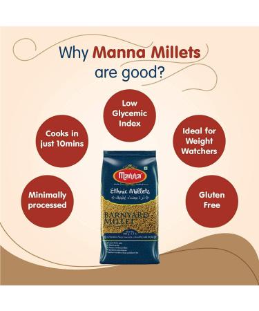 Manna Millets 5.5 lb - Gluten-Free Whole Grain Mix | Protein-Rich Hulled Millet Variety | Low Carb, High Fiber & Diabetic Friendly | Alternative to Rice & Quinoa - Buy Online on GoSupps.com