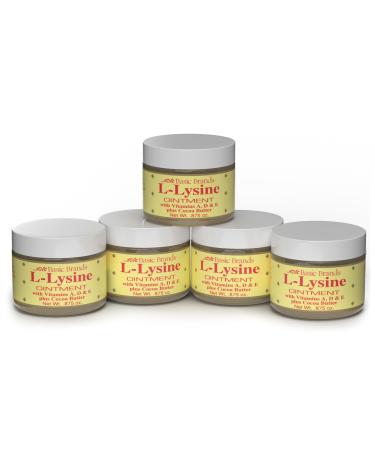 Basic Organics L-Lysine Ointment 0.87 oz (Pack of 5)