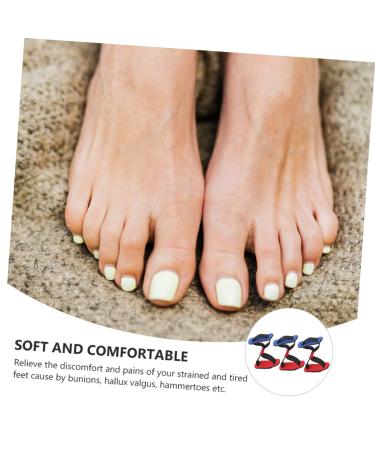 Healvian 3pcs Toe Strap Elastic Exercise Bands for Hallux Valgus Bunion - Thumb Brace Cleat & Toe Stretcher Foot Band Set - Buy Online on GoSupps.com