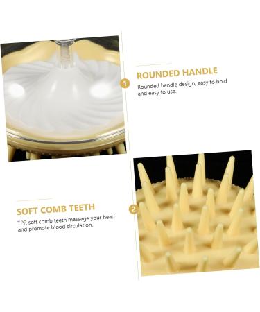 Frcolor 6-Pack Shampoo Brush - Portable Hair Scalp Massager & Scrubber | TPR Hairbrush Hand Massager in Assorted Colors - Buy Online on GoSupps.com