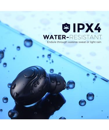 Redzeo EM16 Bluetooth Earpiece 5.0 - Wireless Earbud with CVC8.0 Noise Reduction, IPX4 Waterproof, Hands-Free Headset for Phones/PC - Black - Buy Online on GoSupps.com