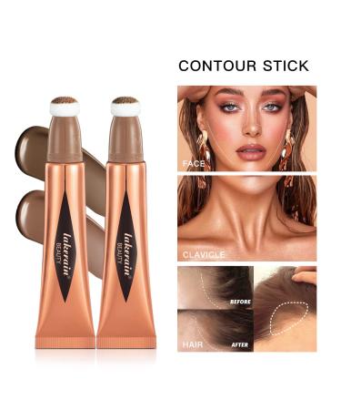 Silky Cream Contour Stick | Liquid Face Concealer & Contouring Wand | Easy to Blend Multi Functional Makeup Stick - Buy Online on GoSupps.com