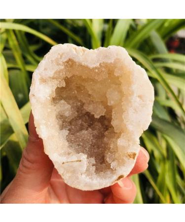 Natural Agate Geode Raw Gemstone Crystal Hole Specimen ContainsReiki Clean Crystal Clusters Beautiful Stones NaturalReiki Decoration (Color : 4-5cm Size : 2pc) 2pc 4-5cm
