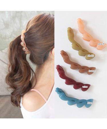 Banana Style Hair Clip Ponytail Lady Gift Girl Women Hairpin Headwear Accessories Attractive Design - Buy Online on GoSupps.com
