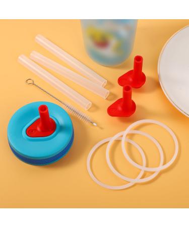 3st Replacement Straws for ZAK Cups | Bite Valve for ZAK Designs Kelso Kids 15oz | BPA-Free Accessories with Brushes & Seals - Buy Online on GoSupps.com