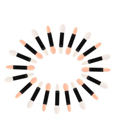 VINTORKY 20pcs Women Eyeshadow Brush Professional Double- End Eyeshadow Brushes Eye Shadow Sponge Applicator