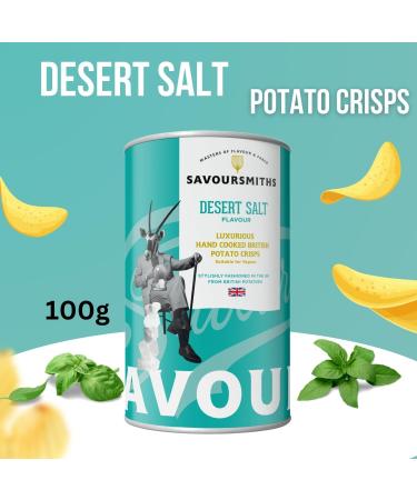 Savoursmiths Crisps Gluten Free Pick N Mix | Choose From 2+ Flavours | Desert Salt & Vinegar Potato Desert Salt Potato Somerset Cheddar & Shallot - Pack of 3 x 100g 100 g (Pack of 3) - Buy Online on GoSupps.com