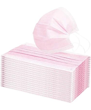 Beautynie 50 Pack Pink Disposable Face Masks - Breathable Dust Protection Mouth Covers for Adults - Summer Scarf Bandana Style - Buy Online on GoSupps.com