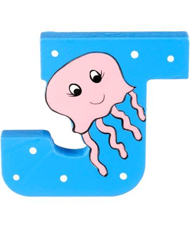 Wooden Letter J by Orange Tree Toys - Alphabet Animal Letter for Personalized Baby Name Toy Box & Wall Decor - Nursery Animals Decoration for Boys & Girls Bedroom - Buy Online on GoSupps.com