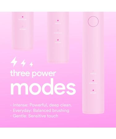 HISMILE Electric Toothbrush - 3 Modes Smart Timer Rechargeable Soft Bristles (Pink) - Buy Internationally - Buy Online on GoSupps.com