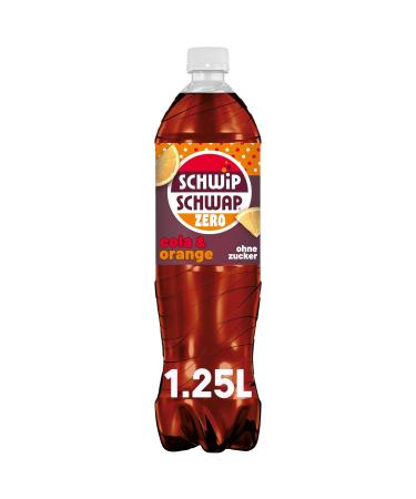 Wowing Schwap Sugar-Free Caffeinated Cola with Orange | Eco-Friendly 100% Recycled Bottles (6 x 1.25L) - Refreshing Drink for International Shipping - Buy Online on GoSupps.com