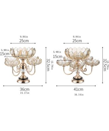 Fruit Bowl Salad Bowl Glass Bowl Set for Kitchen Preparation Fruit Basket Candy Plate for Kitchen Countertop Dining Room Interior Living Room Decor Fruit Bowl for Kitchen Counter ( - Buy Online on GoSupps.com