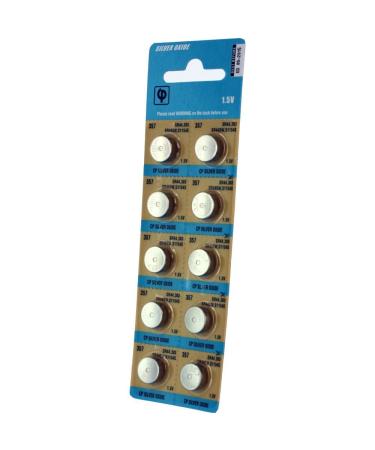 357 303 Silver Oxide Watch Batteries S1154/10pk SR44