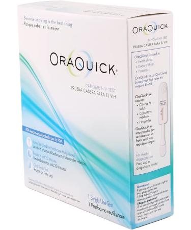 Oraquick HIV Test at Home - 1 Count Pack | Fast & Reliable Testing - Buy Online on GoSupps.com