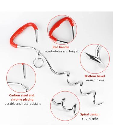 EfuturTime Large Dog Plot with 6m Leash | Durable Base Piral Anchor for Outdoor Camping & Farm | Perfect for Small to Large Dogs - Buy Online on GoSupps.com