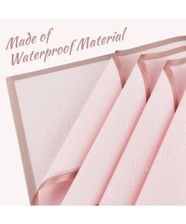 LEMEOSO 20 Sheets Flower Wrapping Paper with Ribbon | Waterproof Floral Bouquet Supplies for Wedding, Birthday & DIY Crafts | 22.8x22.8 Inch (Pink) - Buy Online on GoSupps.com