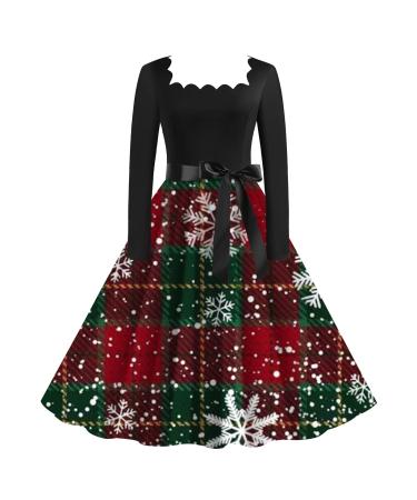 Hanxiulin women Christmas sweater bag Christmas elk hooded Christmas dress hooded sweater fashion dress dress dress top hooded sweater jumper narrow rock AG XL