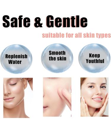 Hyaluronic Acid Serum for Face Vitamin C Serum Anti Aging Serum with Vitamin C & E Relieve Redness & Anti Wrinkle Facial Serum with Vitamin E Suitable for All Men & Women Improve Skin Condition-30ml - Buy Online on GoSupps.com