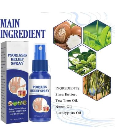 Psoriasis Repair Mist | Herbal Soothing Treatment | Skin Plaque Relief | Youth Bee Venom Cream | Spray for Psoriasis Treatment | South Moon Repair Herbal Cream | 1PCS - Buy Online on GoSupps.com
