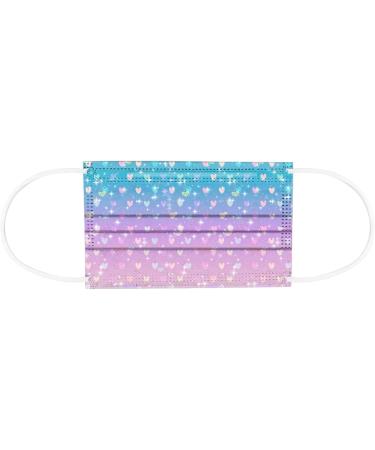 TT Children s 3-Layer Disposable Masks - Love & Star Print - 10pcs Kids Outdoor Protective Face Masks - Buy Online on GoSupps.com