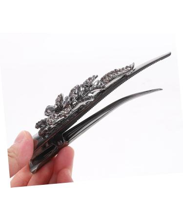 SOESFOUFU Crocodile Hair Clips Barrette Rhinestone Hair Barrette Rhinestone Barrettes for Women Bill Clips Hair Sparkly Hair Clips Glitter Hair Clips Fancy Clips for Women Billed Hair Clips - Buy Online on GoSupps.com