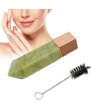 Verdant Touch Jade Facial Massage Roller - Multifunctional Skin Tightening & Lifting Device | Green Beauty Tool - Buy Online on GoSupps.com