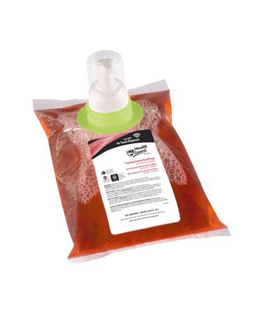 Health Guard 69044 Foaming Luxury Hand Soap 4/1000 mL Refill Bags Pink with Tropical Fragrance (Pack of 1)
