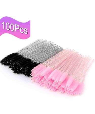 Mwoot Disposable Mascara Brush - Crystal Eyelash Makeup Brush in Pink/Black for Flawless Application | International Shipping Available - Buy Online on GoSupps.com