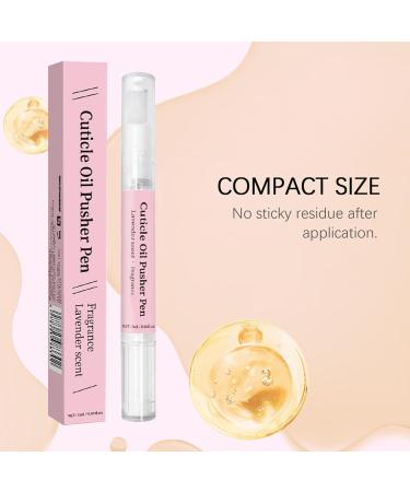 Sassytips Ceramic Cuticle Pusher Oil Pen For Nails Sassytips Cuticle Remover for Dry & Damaged Nails Repousse Cuticule Ongle 2ml Rose/Lavender Nails Care Pen Moisturize Strengthen Brighten (1) - Buy Online on GoSupps.com
