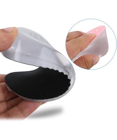 Rosenice Height Insoles - 2.5 cm Soft Silicone Self-Adhesive Heel Inserts | Invisible Height Increase | Non-Slip Comfort for All-Day Wear - Buy Online on GoSupps.com