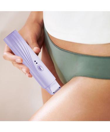 Rasoir Pour Femmes - Sans Fil Imperm able Double T te | Usage Quotidien & Voyage Compact Violet - Buy Online on GoSupps.com