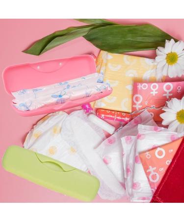 3 Pcs Tampon Sanitary Bags Plastic Tampon Storage Bag First Period Bag for Teen Girls Women Ladies Portable Sanitary Tampons Box - Buy Online on GoSupps.com