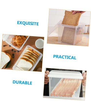 PRETYZOOM Box Bread Toast Box Fridge Refrigerator Fruit Holder Plastic Fresh Keep Holder Food Fresh Container - Buy Online on GoSupps.com