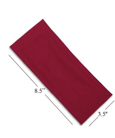 Huachi Non Slip Fashion Headband for Women - Sweat Wicking Elastic Hair Band for Yoga & Workout - Color-6 - Buy Online on GoSupps.com