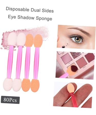 Ipetboom Eyeshadow Brushes 240 pcs Disposable Head Shadow Makeup Cosmetic Heads Sponge Eyeshadow Eye Brush Sponges 6x1x0.8cmx3pcs Assorted Colorx3pcs - Buy Online on GoSupps.com