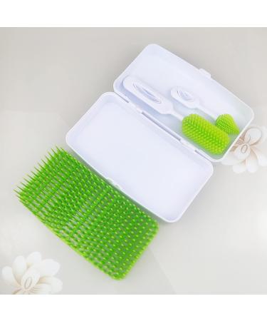 Travel Baby Bottle Drying Rack with Bottle Brushes for Camping Travelling with Baby - Buy Online on GoSupps.com