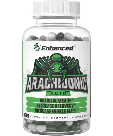 Enhanced Athlete Arachidonic Acid Supplement - Muscle & Strength Boost for Men & Women - 120 Capsules - 2 Pack with Kinara Pill Organizer - Buy Online on GoSupps.com