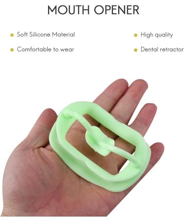 Buy Green Silicone Mouth Expander - Soft Intraoral Lip Expander for Comfortable Mouth Opening | Fast International Shipping - Buy Online on GoSupps.com